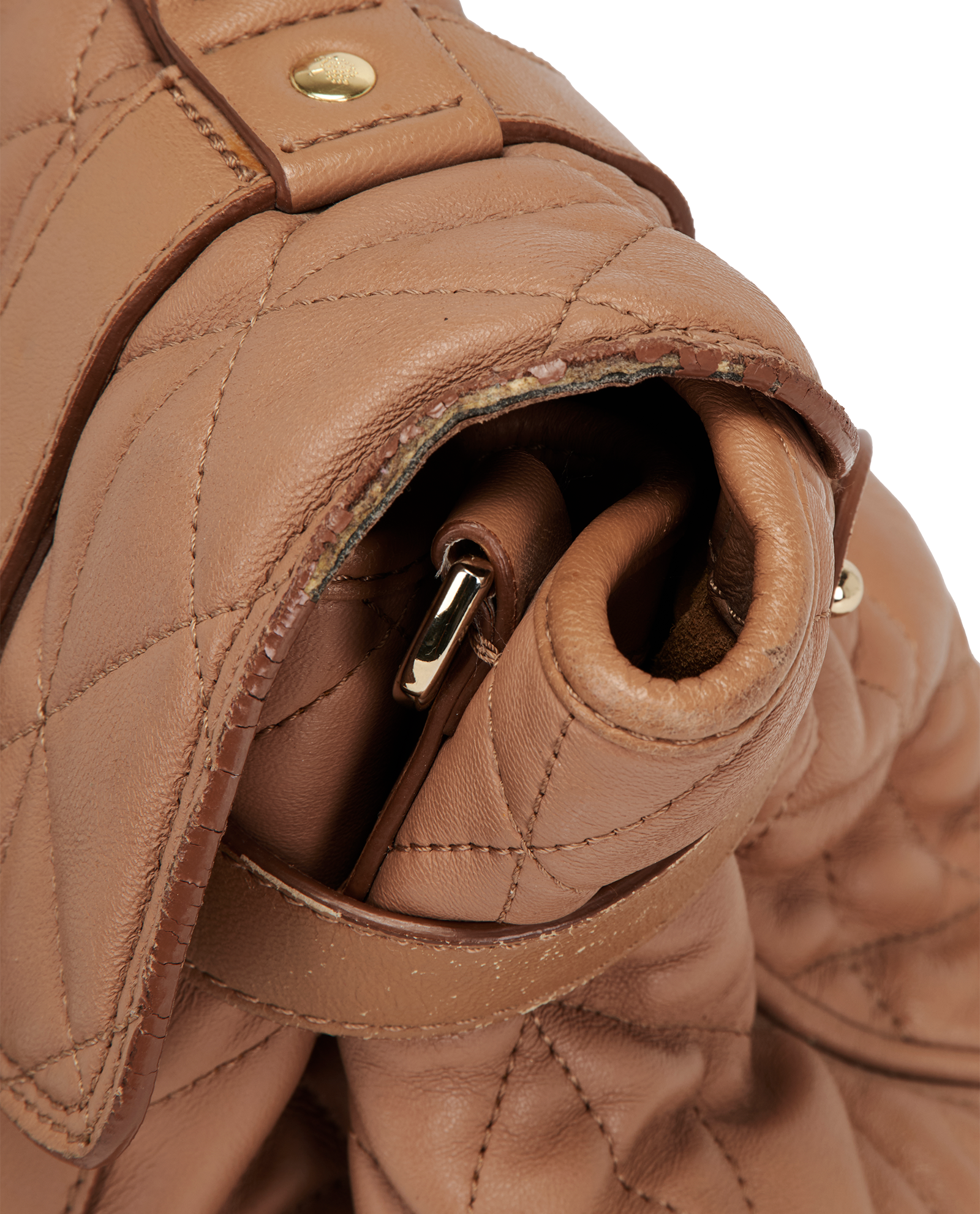 Quilted Alexa, &pound;395, Handbags, Brown, Leather, Other view